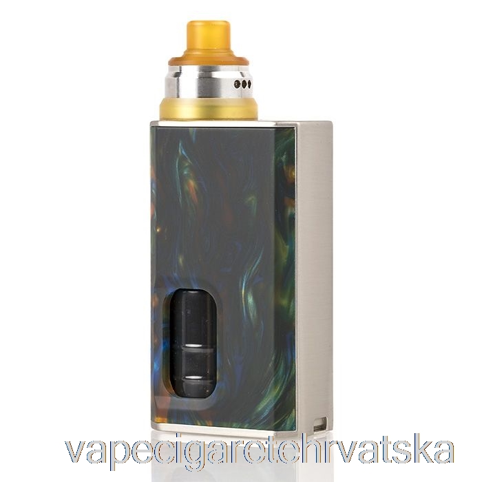 Vape Cigareta Wismec Luxotic Bf 100w Starter Kit Vrtljiva Metalna Smola / Srebrni Okvir